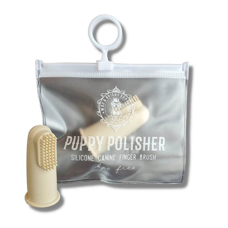 Puppy Polierer Silikon-Fingerbürste, BPA-frei