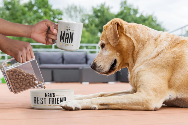 Tassen+Hundenapf - Der Mann /Der beste Freund des Mannes